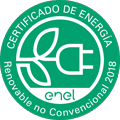 Sello Certificado de Energia Renovable no Convencional 2018 Enel
